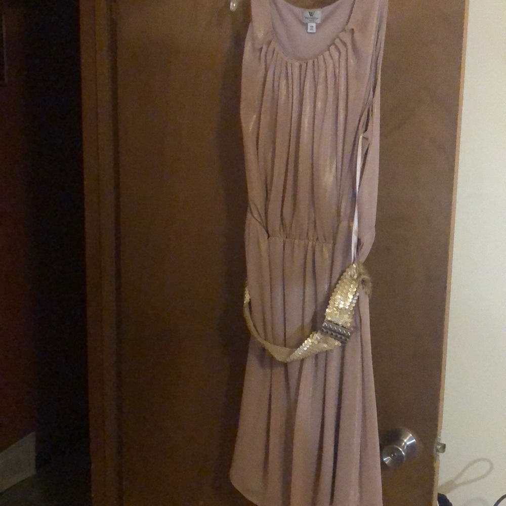 Mini Champaign Gold mini dress